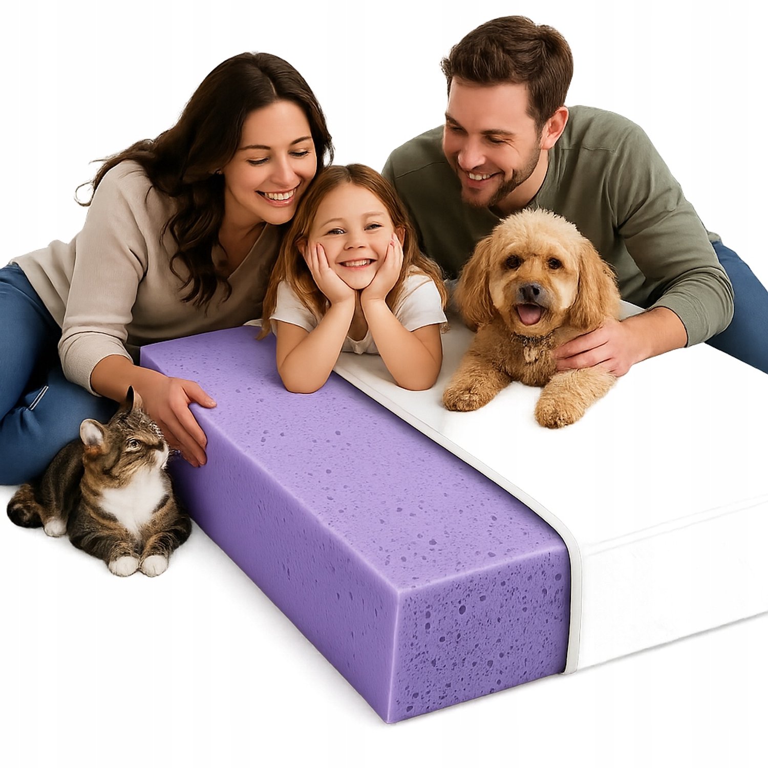 MATERACE Z GÓR HARD PROMO Matras 100x170cm H4 - 11cm Dik Schuim, Dubbelzijdig