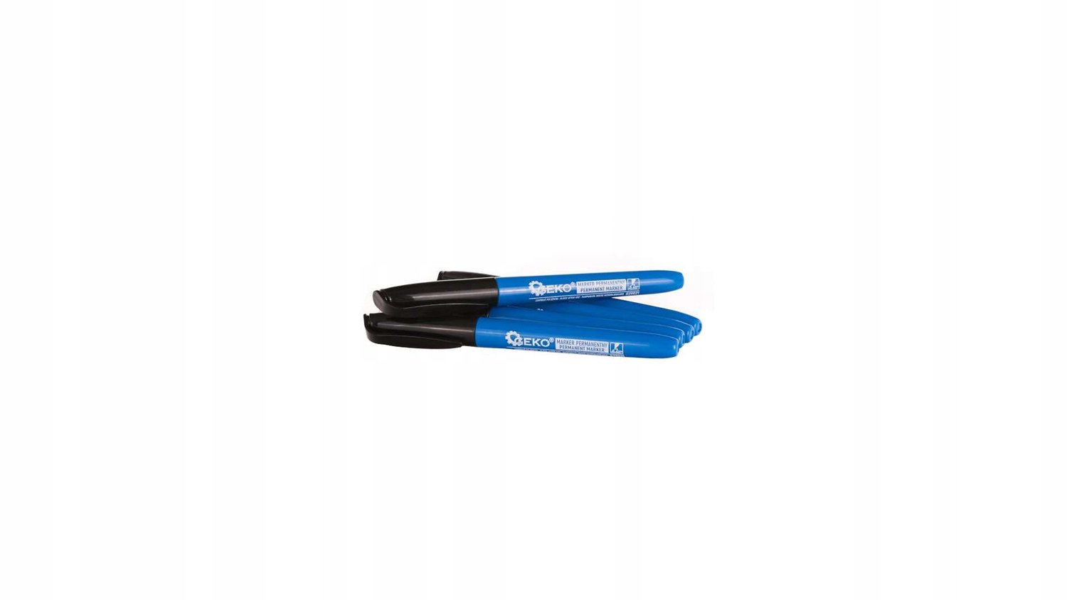 Geko Permanente Bouwmarker Zwart - Fijne Lijn (2mm) - Set van 5