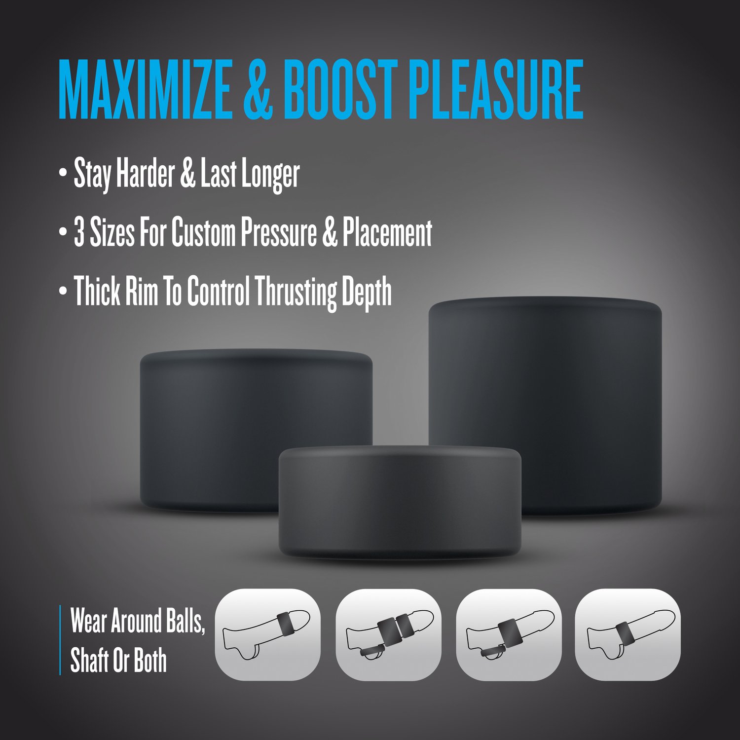Performance Plus - Cockring Set - Ballstretcher Set