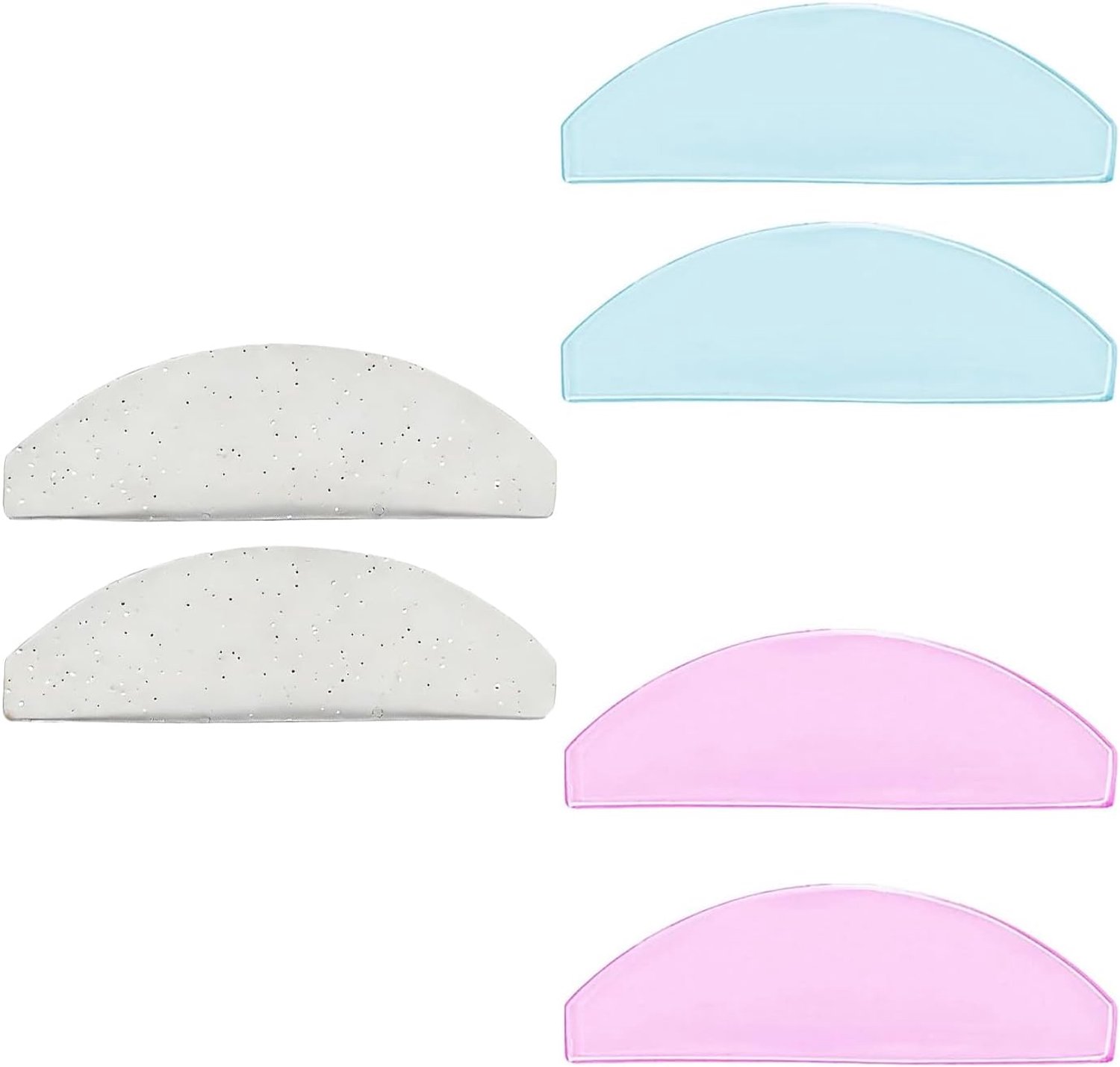 SnelShoppen - 3 Paar Koreaanse Wimperlift Kit, Herbruikbare Pads voor Wimperverzorging, Wimperlifting, Ultra-Fit Materialen, Kleur: Roze, Paars, Spran