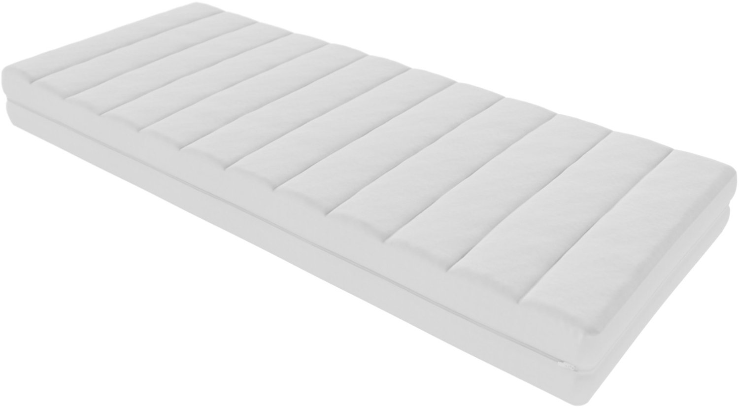 Toros Bedden Deluxe Matras Koudschuim 80x190 - Hybride 20cm dik - Bamboo Tijk - Stevig Wit
