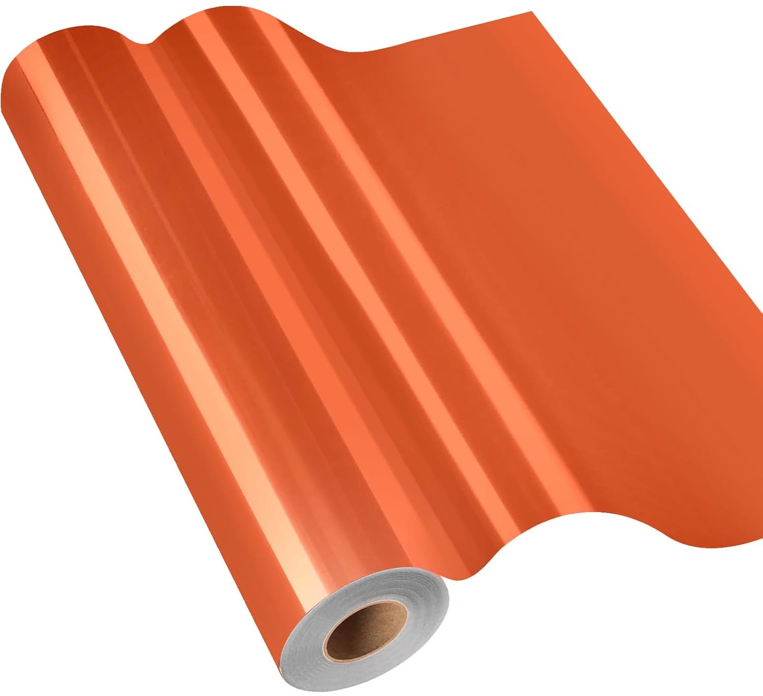 Vinylfolie plotter 30,5 cm x 1220 cm - glanzend oranje - zelfklevend - ideaal voor snijmachines - ServiceTopper