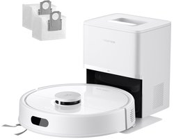 Roborock Q7 L5+ Set-Robotstofzuiger-Dubbel Anti-Tangle Systeem-8000 Pa Zuigkracht-Elektronische Watertank-LiDAR-Navigatie-Ideaal voor Tapijten en Dierenharen-Wit