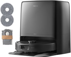 Roborock Qrevo 2 Pro Set-Robotstofzuiger-FlexiArm-technologie-25000 Pa-dubbel anti-klitsysteem-Intensieve tapijtreiniging 15 mm Dweilverhoging-Drogen met 45°C hete lucht en zelfreiniging op 75°C-Roborock SmartPlan 3.0-Reactive Tech obstakelvermijding