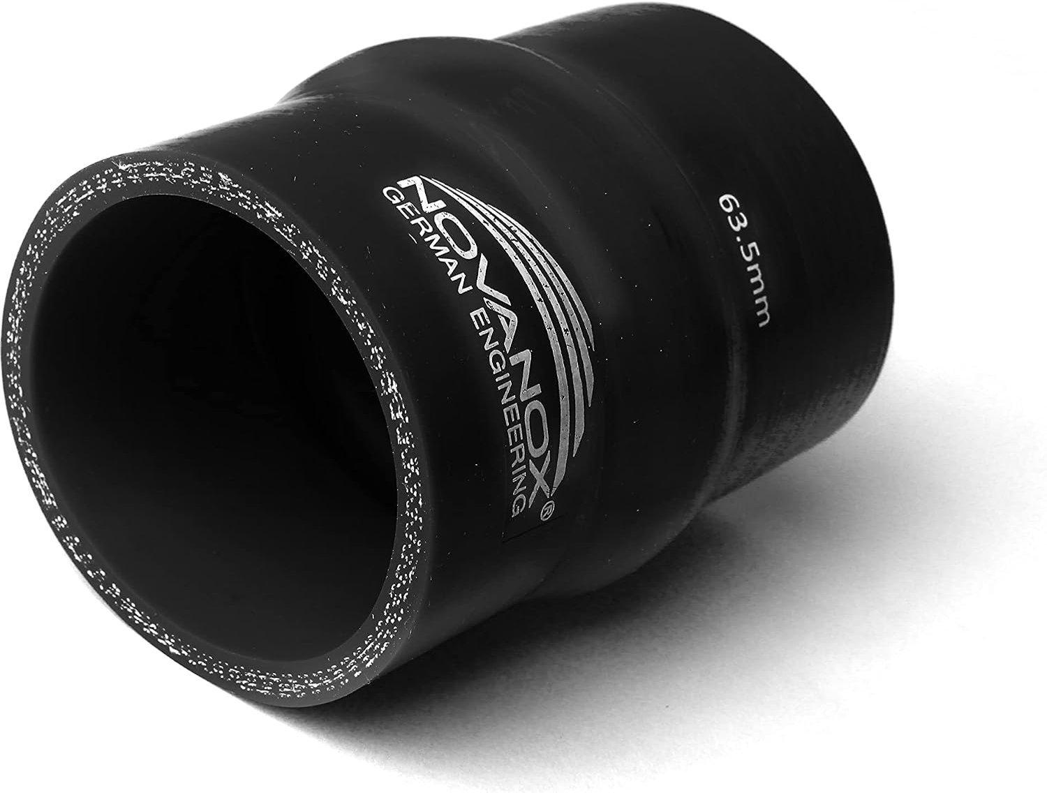 Siliconen kraalconnector 45-102 mm - zwart - 4-laags polyester - universele slangverbinder - ServiceTopper