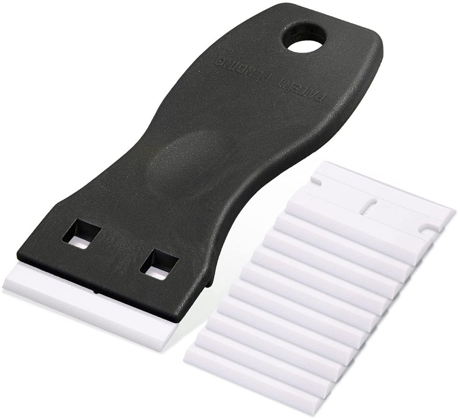 Mini Plastic Schraper met 10 Vervangbare Blades voor Diverse Toepassingen