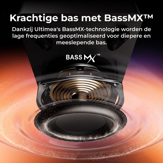 ULTIMEA 2.1-kanaals soundbar voor tv met draadloze subwoofer, AirPlay 2, Spotify, TIDAL Connect, app-bediening, HDMI ARC, WIFI, Poseidon M30 Stream — afbeelding 3