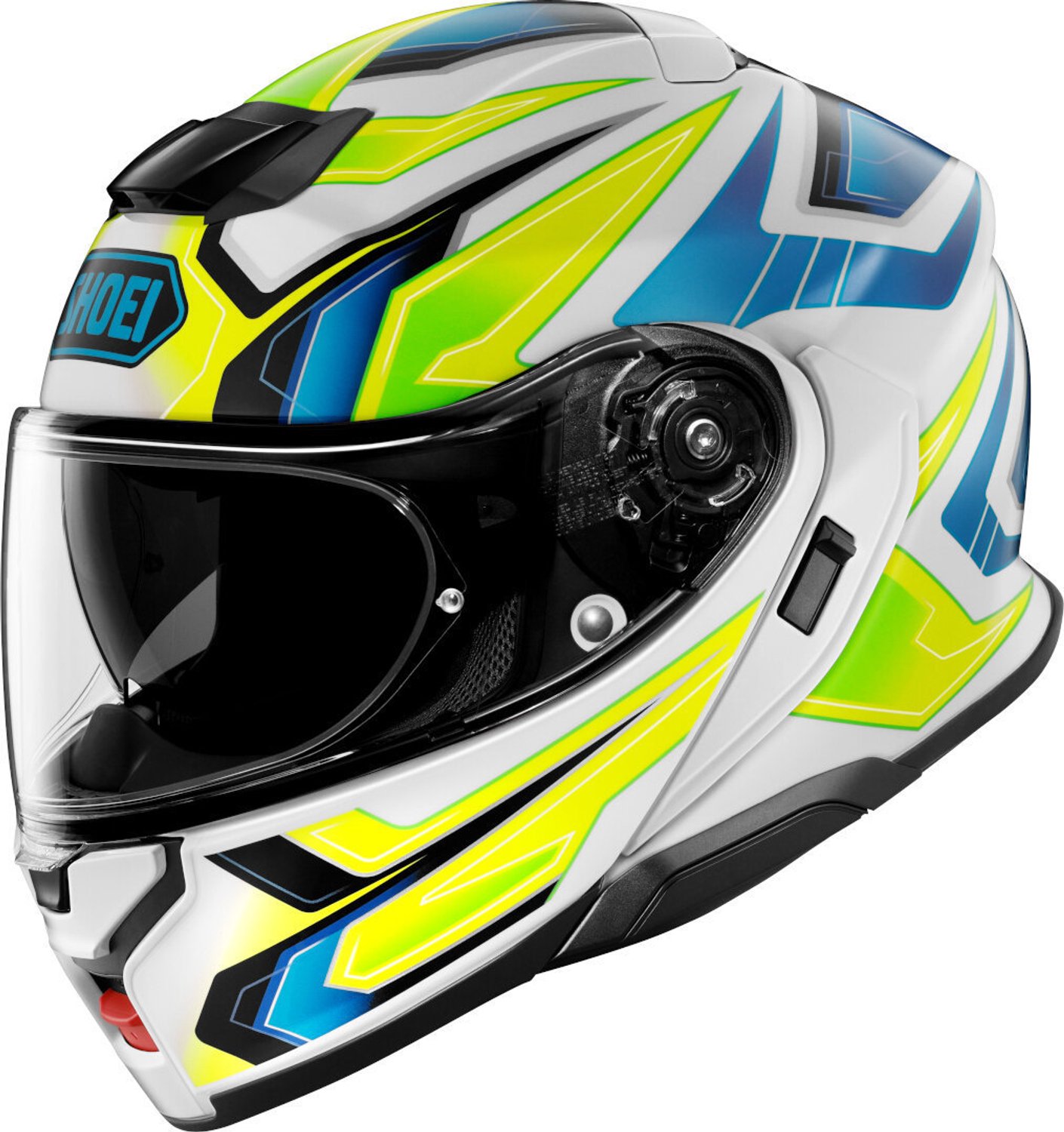 Shoei Neotec 3 Anthem TC-3 Wit Blauw Geel Systeemhelm - Helm