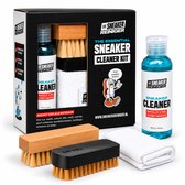 De Sneaker Reiniger - Premium sneaker schoonmaakset - 118 ml Sneakercleaner - 4-delig - 2 borstels