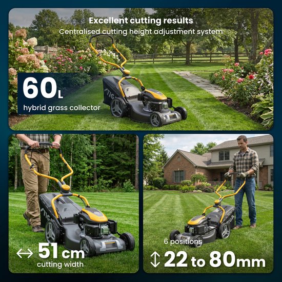 STIGA Combi 553 S Grasmaaier - Benzine - 51 cm - zelfrijdend — afbeelding 3