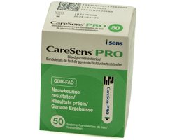 CareSens Pro bloed glucosestrips