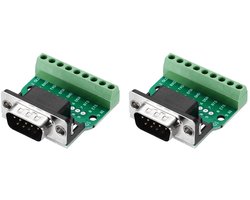VGA Connector 9-polig - 2-rij soldeervrij - aansluiting voor mechanische apparatuur - m-winkel