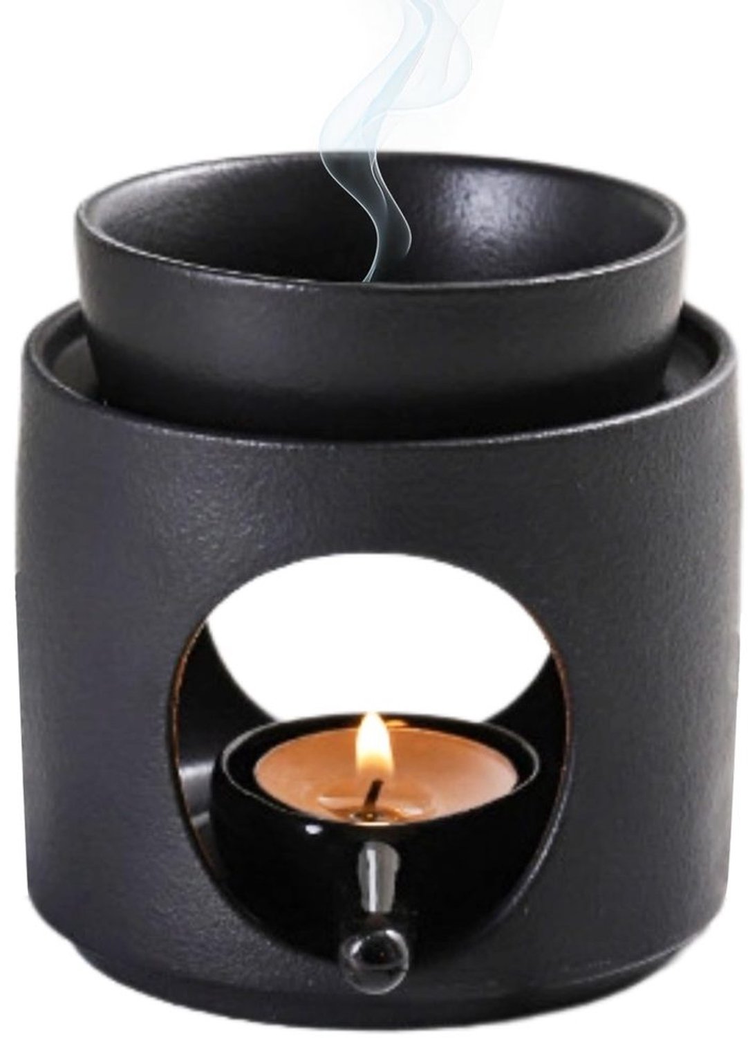 Keramische Geur Lamp met Theelichthouder voor Essentiële Oliën
