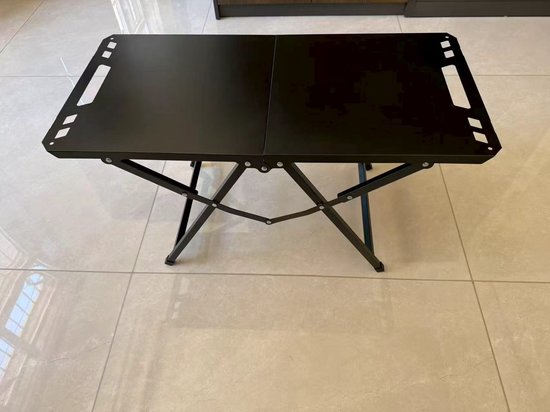 Lichtgewicht tactische tafel met verlengde rechthoekige poten 75*36*40 cm Geschikt voor kamperen in de buitenlucht opvouwbaar draagbaar voor picknicks en multifunctioneel gebruik op reis — afbeelding 5
