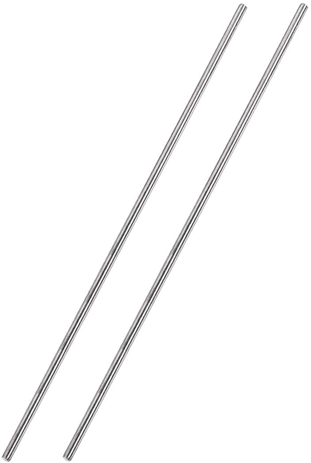 ronde staaf 3 mm x 300 mm - roestvrij staal - 2 stuks - ideaal voor doe-het-zelvers - m-winkel