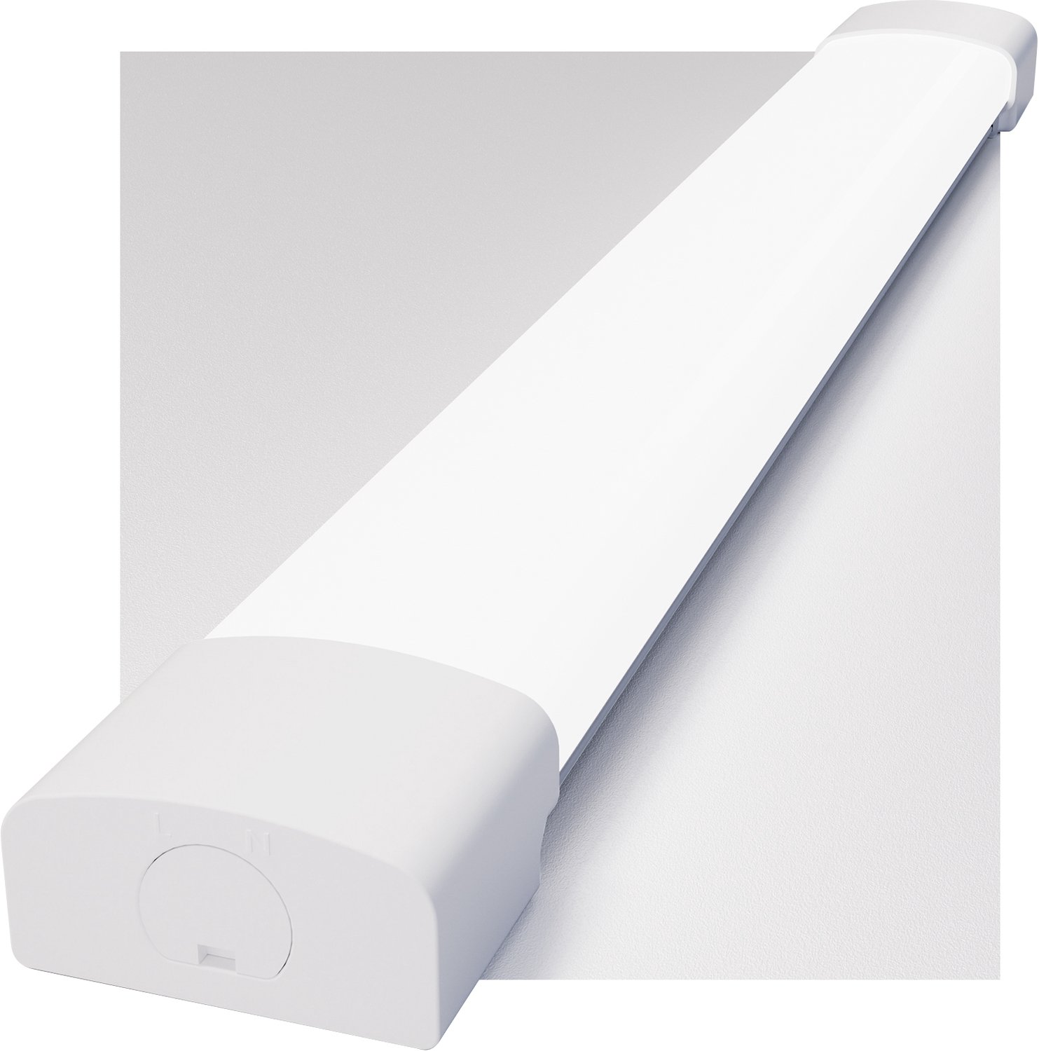 MODLICHT LED Batten 60cm - 18W - 5000K Koud Wit - 2000LM - LED Feuchtraumleuchte - IP65 waterdicht - flikkervrij - Koppelbaar System voor Garage & Magazijn en als onderbouwverlichting