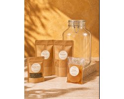 Kombucha starterset - 4,65L pot - starterpakket - starterbox - incl scoby