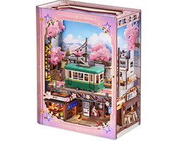 Rolife Strolling in the Sunshine by ROKR - ROKR Mechanical Book Nook Series - LKS01 - Book Nook - Miniatuur - Bouwpakket - Knutselen