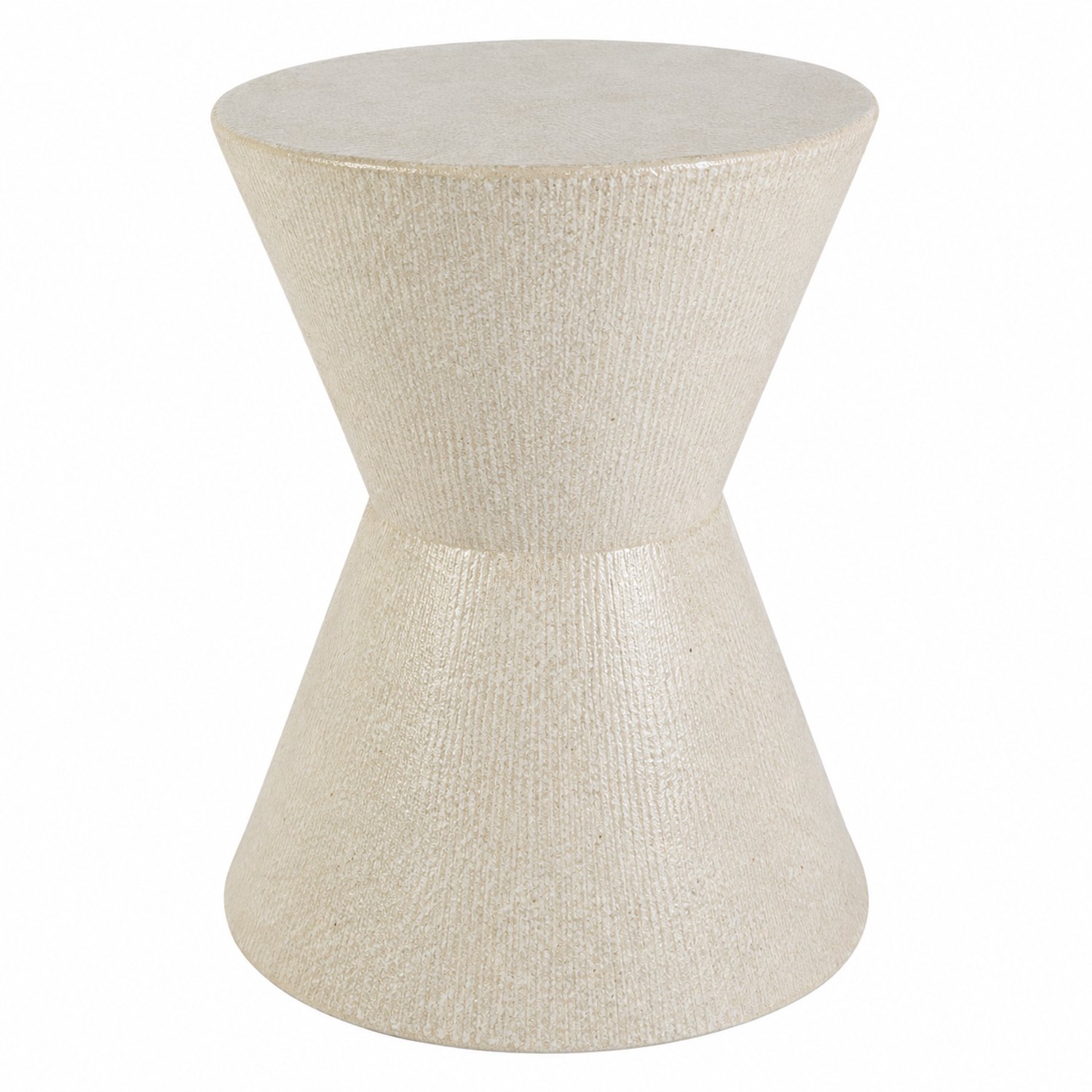Bijzettafel esai 39x39x50cm creme
