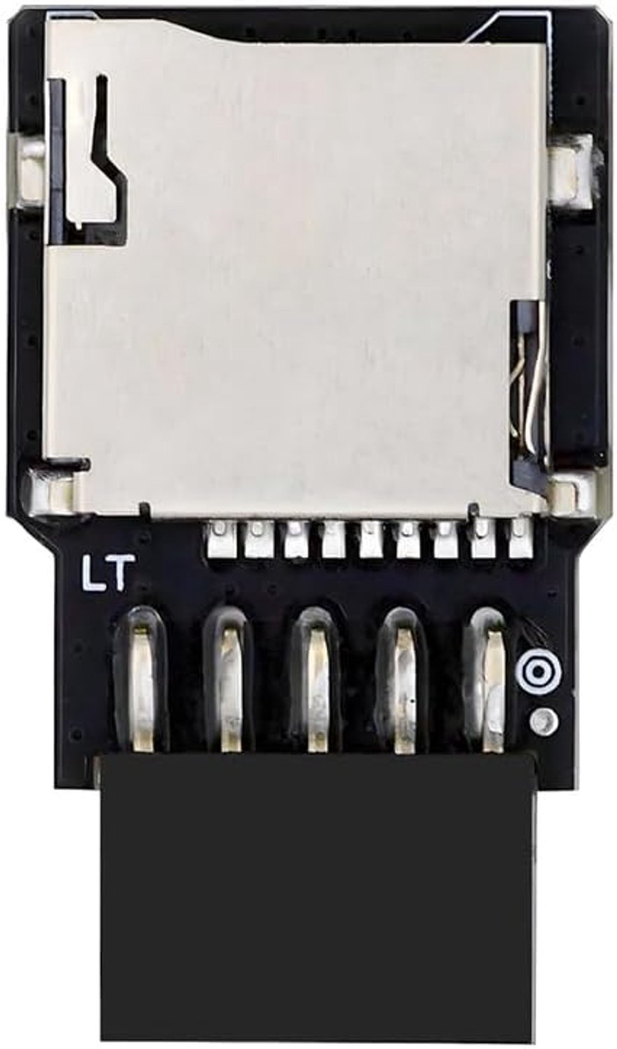 USB 2.0 moederbord 9-pins 10-pins header naar micro-SD-kaartadapter - ondersteuning tot 2 TB - UHS-I-gegevensclassificatie - m-winkel