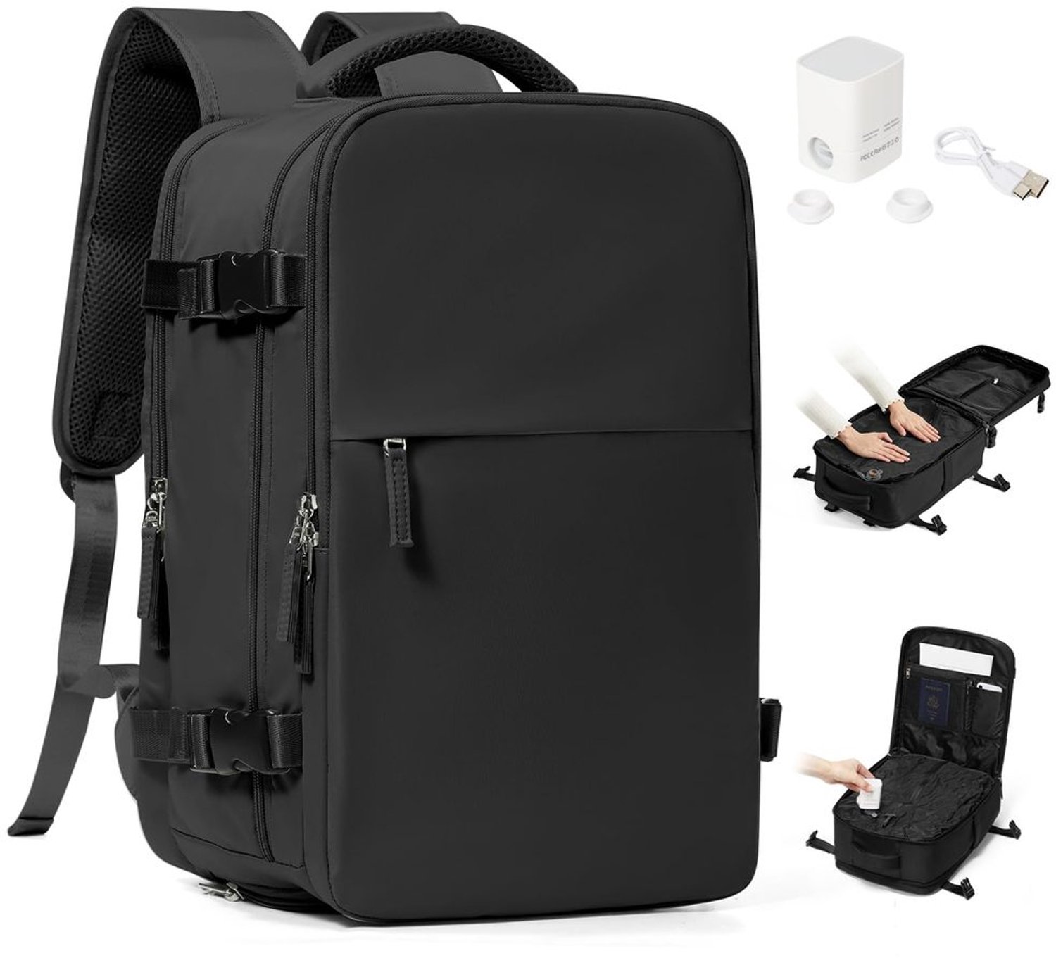 Vacuüm Reisrugzak voor Handbagage