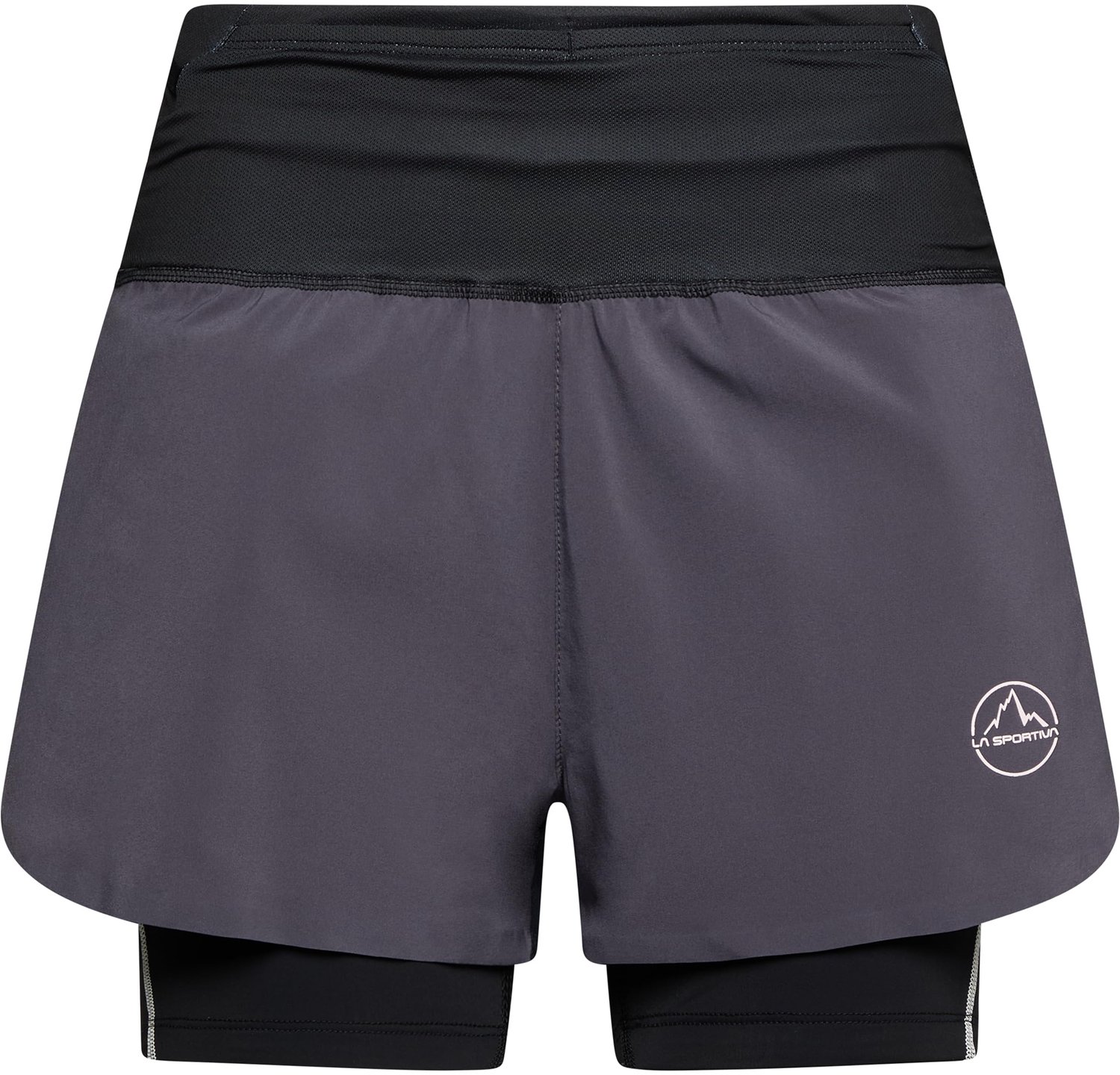 LA SPORTIVA Ultra Distance Short Femme Hardloopshort Onyx-chalk