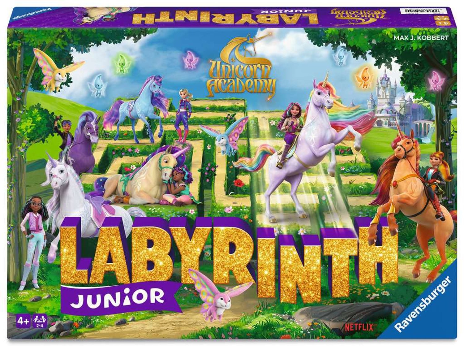 Ravensburger Labyrinth Junior Eenhoornacademie kinderspel 252138 - Tsjechische uitgave