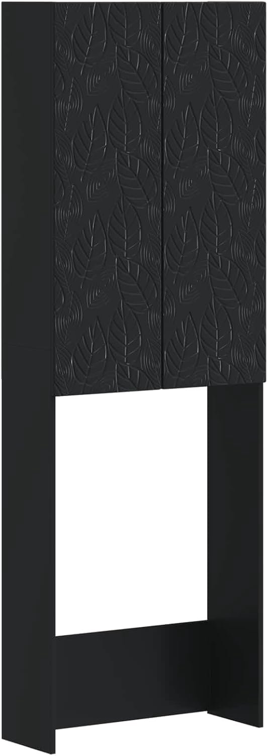 Delft zwart 66 x 25,5 x 190 cm houtmateriaal