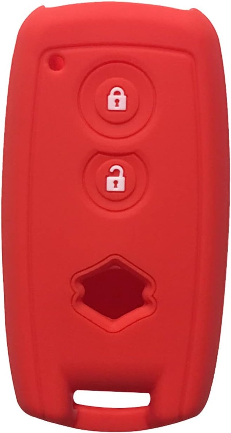 Autosleutelhoes geschikt voor Suzuki Grand Vitara Swift SX4 S-Cross XL-7 kuyucha sch4 sleutelhoes accessoires (rood)