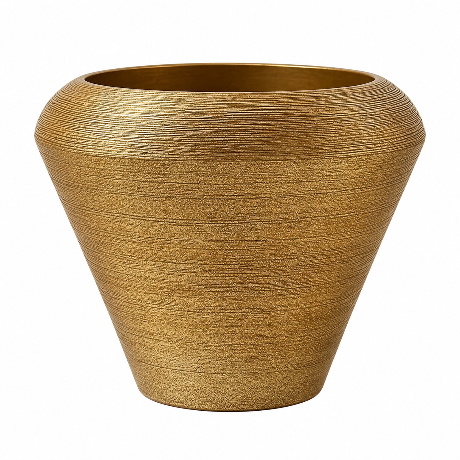Colmore by Diga vaas-Katoengoud M-Metaal-31x31x28cm katoen goud