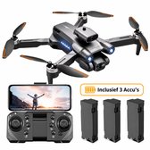 SefSay Ultra Max Drone - Drone met dubbele ESC HD camera - Obstakel Ontwijking - Borstelloze motoren - 3 batterijen en een opbergtas - Geschikt voor kinderen en volwassenen