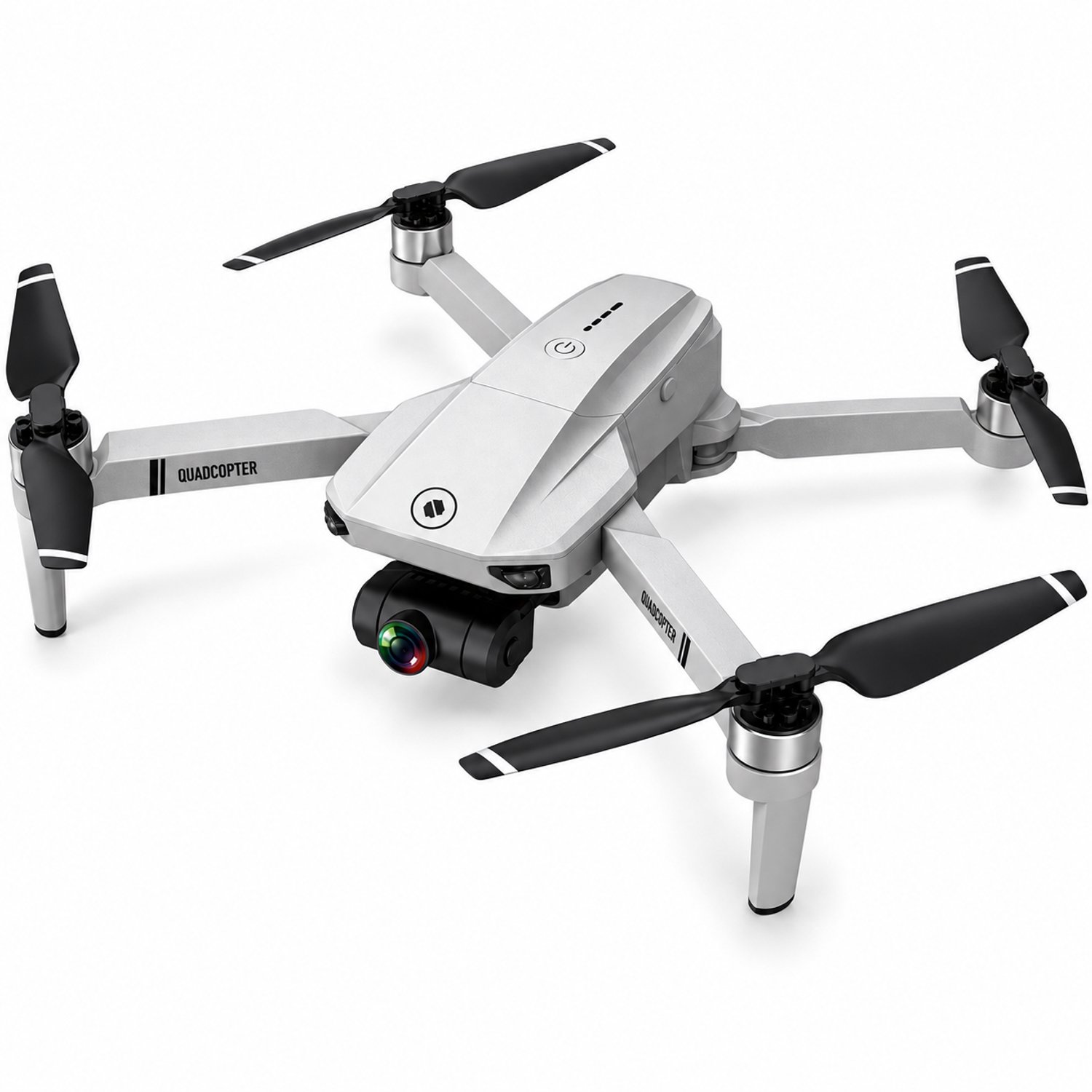 Bol.com LUXWALLET Libra4 – GPS Drone met Full HD Camera, 2-Assige Gimbal, FPV, RTH en Brushless Motoren – Zilver aanbieding