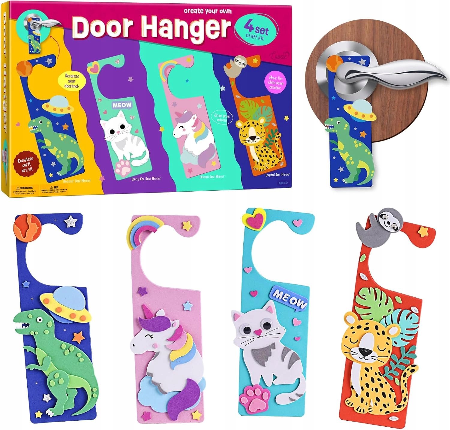 DIY Deurhangers Knutselset Dieren - Decoratieve Huisdecoratie