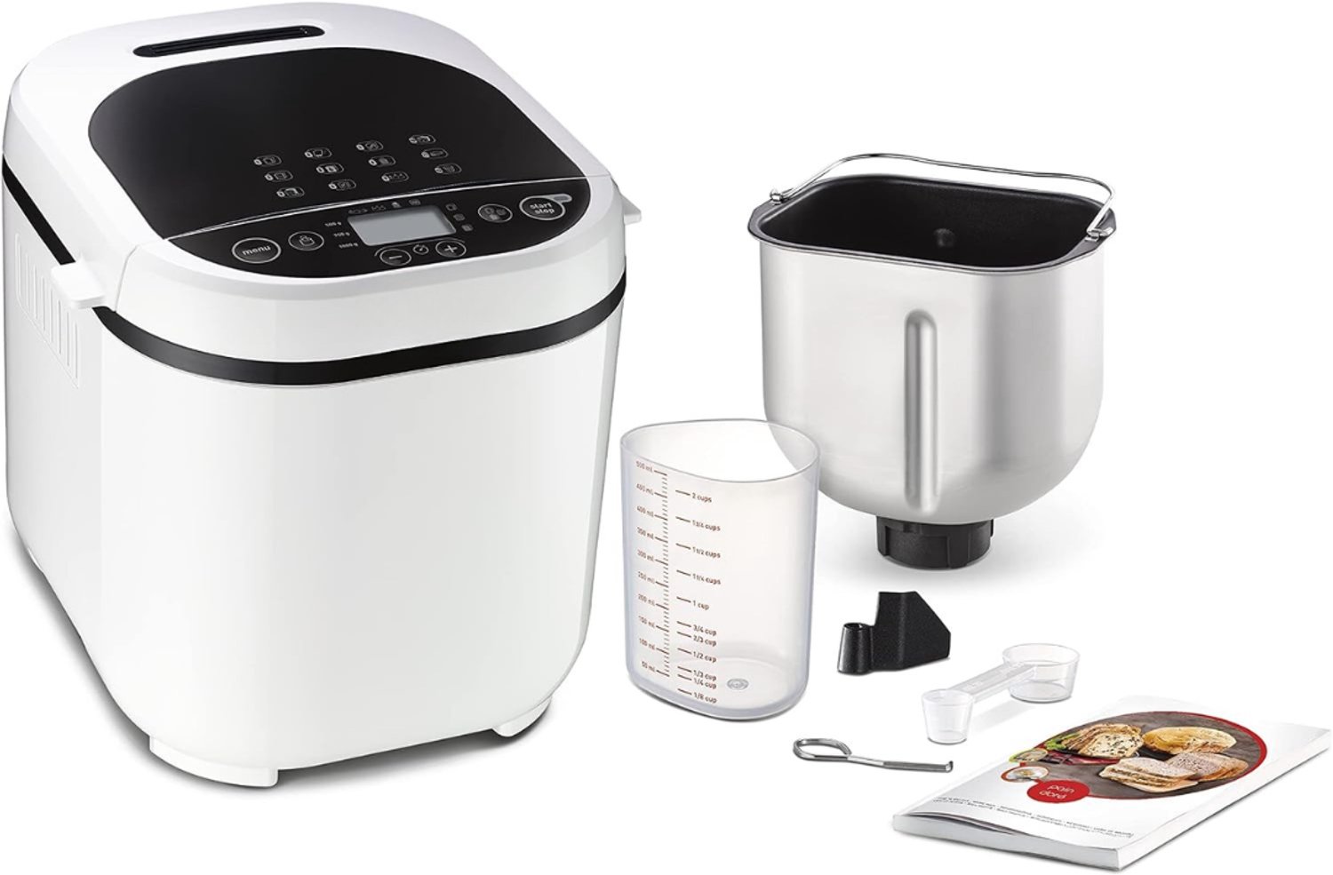 Levo® Broodbakmachine - Broodbakmachines - Broodbak machine - Wit - 29cm x 31cm x 29cm