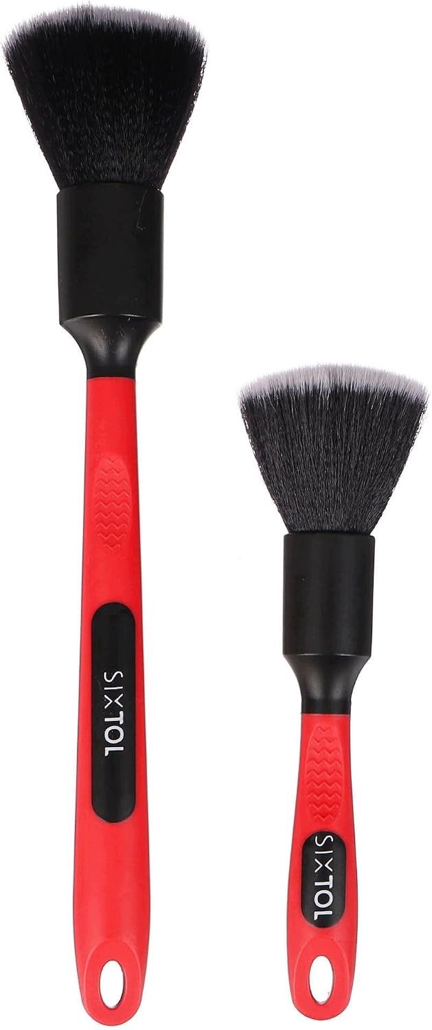 Merkloze Auto Detailborstel Set - 2 Precisie Borstels