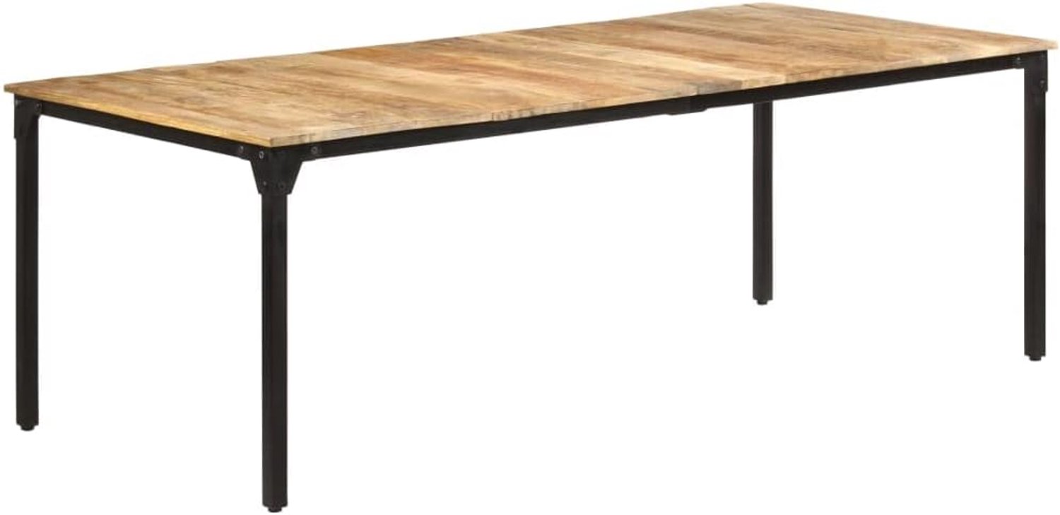 Mangohout gezinstafel 220x100x76 cm