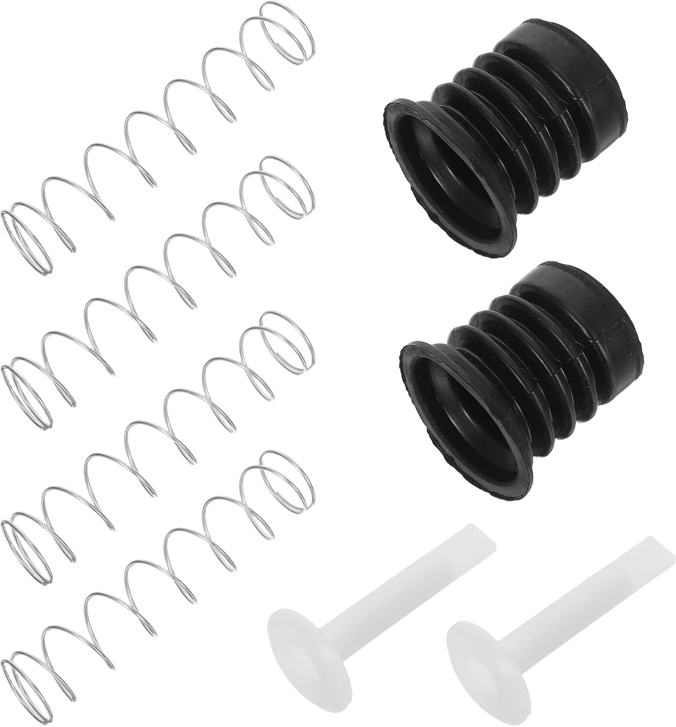 2 Sets Universele Wasmachine Afvoerplug Afdichting met Veermechanisme Trekstang Waterdichte Wasmachine Afvoerklep Badkamergebruik