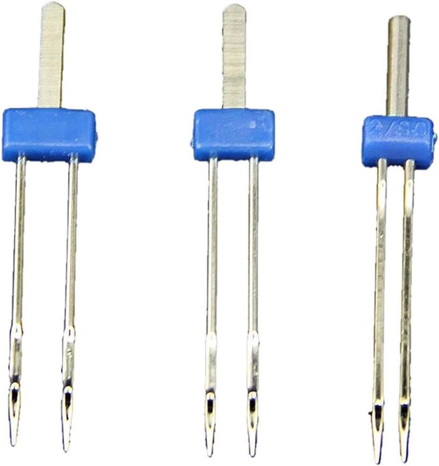 Tweelingnaalden voor Naaimachine, 3 Stuks Dubbel Twinnaalden 2mm