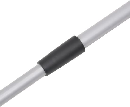 Kunstgrashark met telescoopsteel 80-131 cm, gazonborstel voor kunstgrasverzorging, PP-borstelkop en robuuste stalen handgreep voor tuin en terras — afbeelding 2