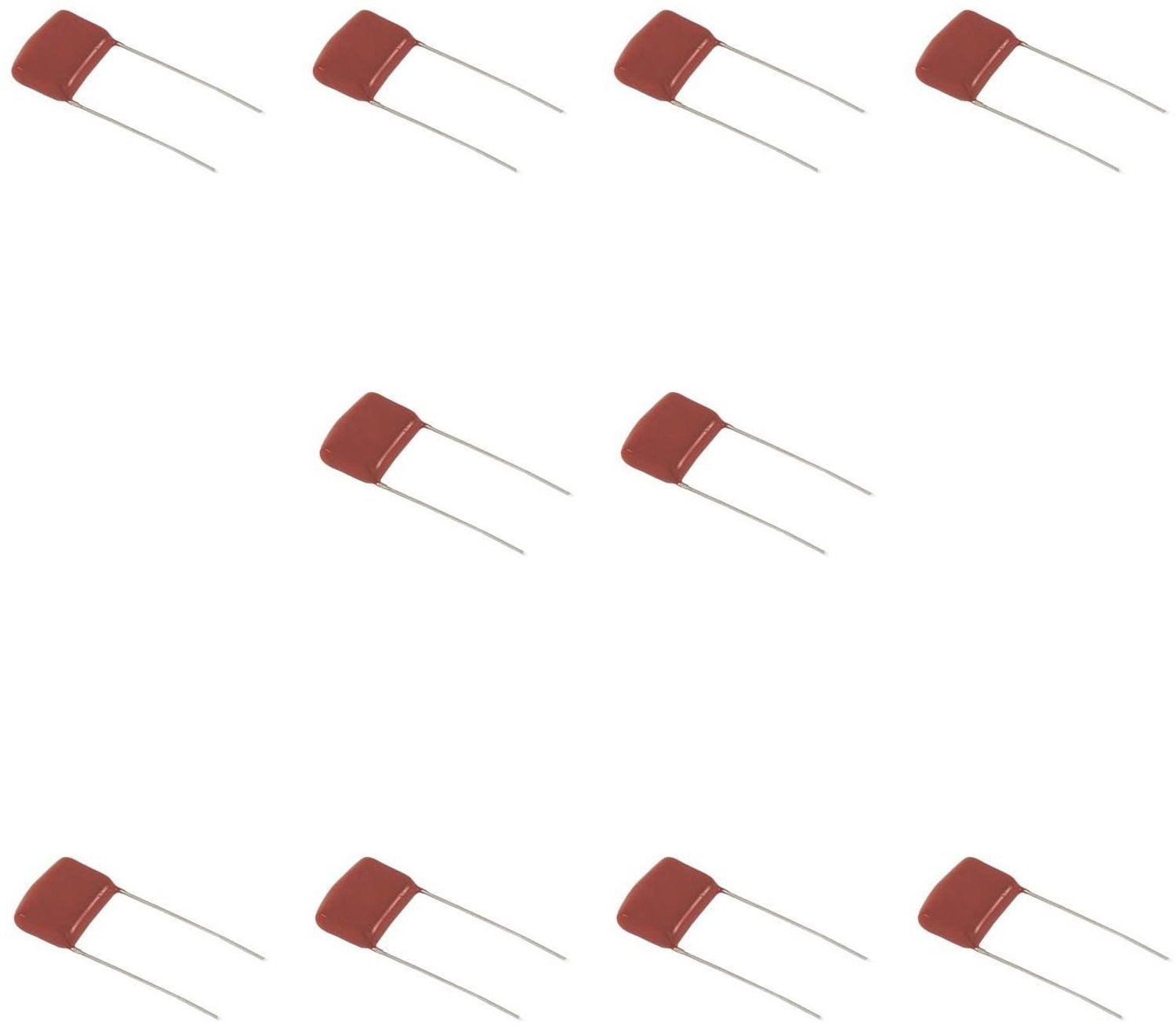 10 Stuks Non-gepolariseerde Polyester Condensatoren 4.7nF 630V - Hoge Kwaliteit, Betrouwbare Elektronica Componenten, Capaciteit en Stabiliteit