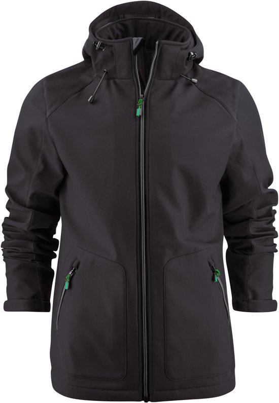 Printer Softshell Jas Karting - Zwart - Maat L