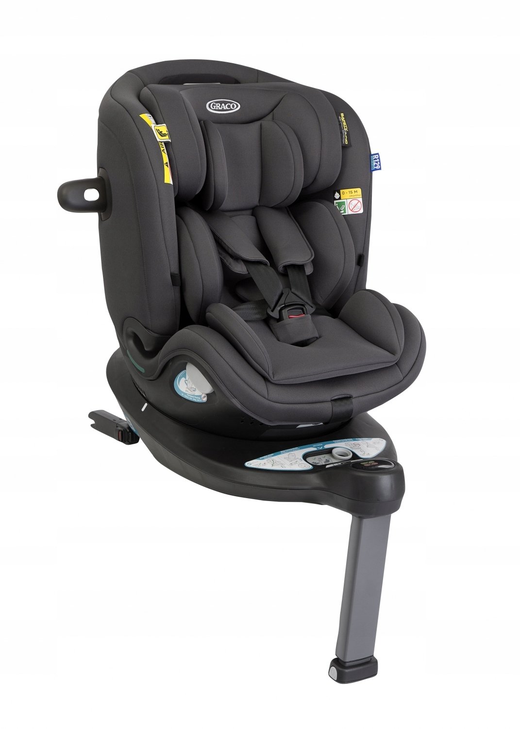 Merkloos Autostoeltje Turn2Me Grow R129 40-125cm, 360° Draaibaar
