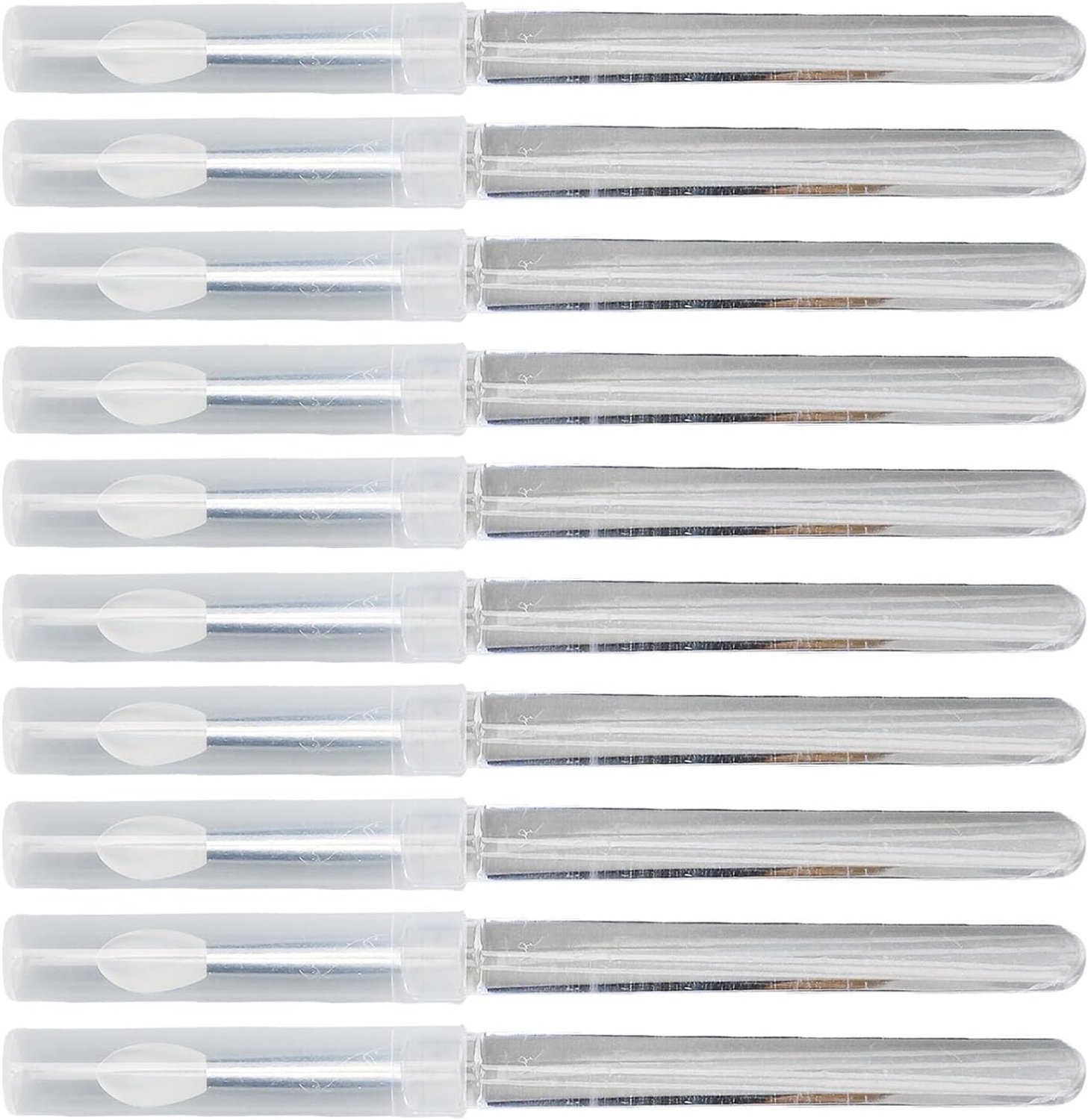 10 Stuks Nail Art Silicone Stick Duurzaam en Praktisch Smudge Tool voor Professioneel en Thuisgebruik