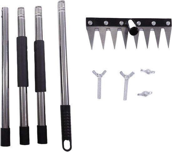 Carbon Stalen Tanden, Verstelbaar 33 47 62 Inch, Ergonomische (8 — afbeelding 3