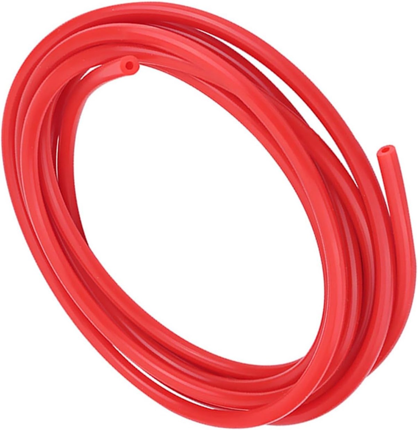 Rode siliconen vacuümbuis slang 5 meter, 4 mm binnendiameter 9 mm buitendiameter Hoge dichtheid siliconenrubber Anti-aangroei coating Bestand tegen weersoxidatie (Rood)
