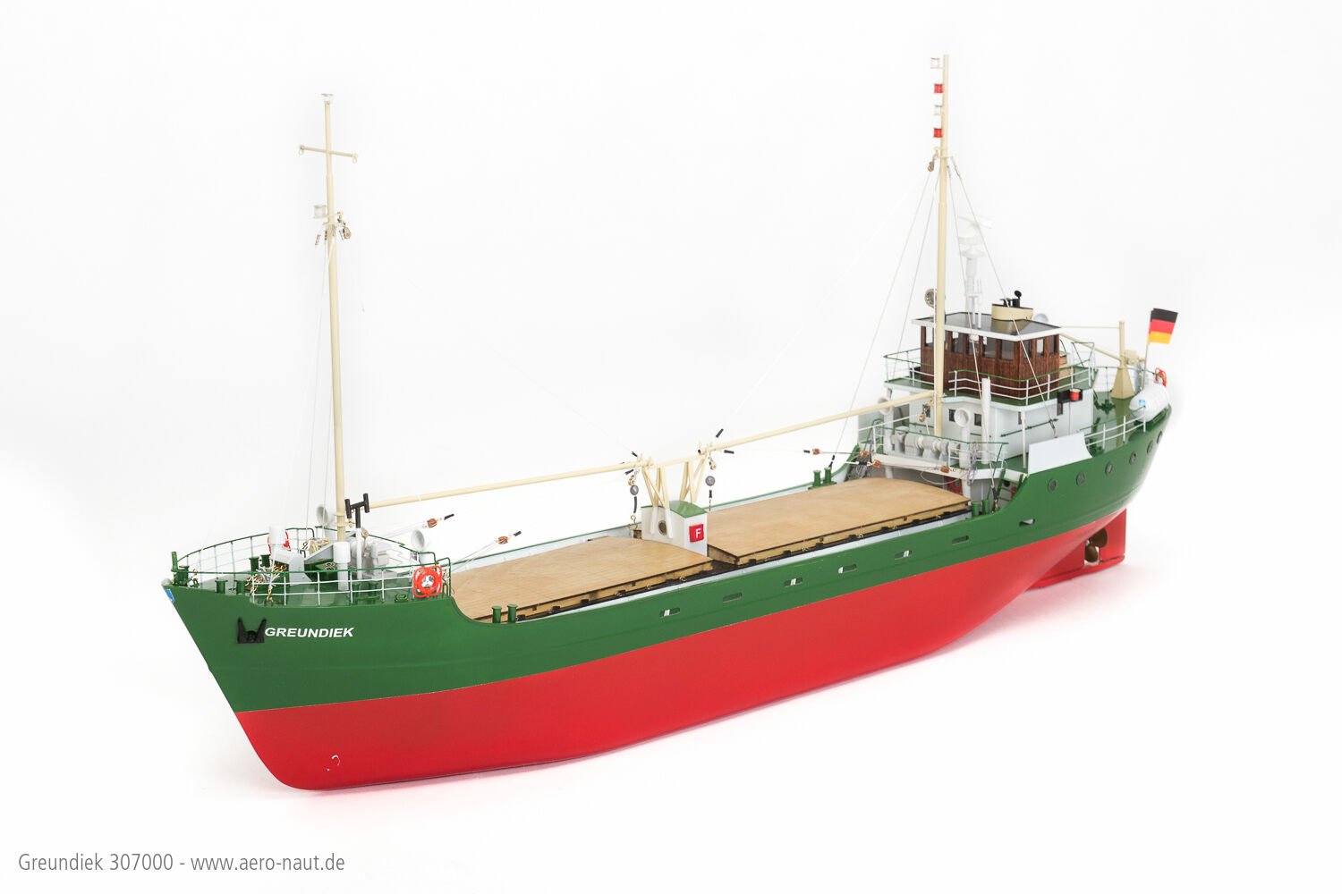 Aeronaut 3070-00 MS Greundiek – Kustmotorschip – 1:50 – RC Scheepsmodel Bouwpakket