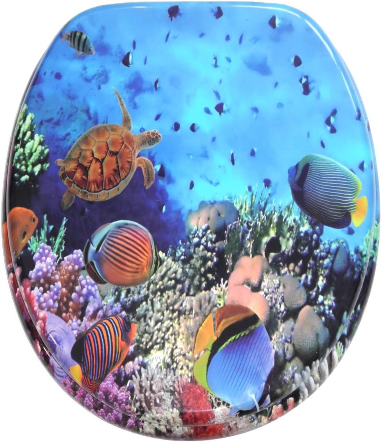 Toiletbril, hoogwaardig oppervlak, eenvoudige montage, stabiele scharnieren, Ocean