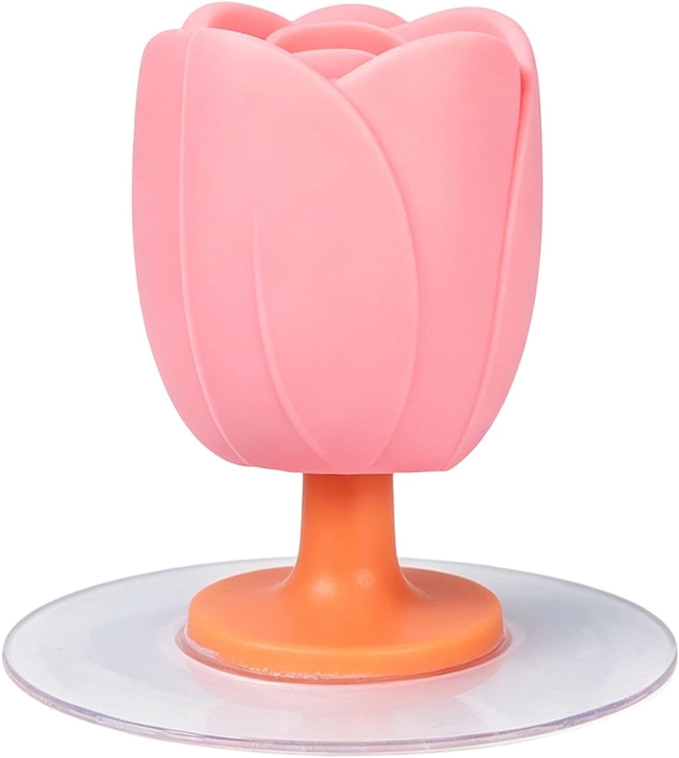 Silicone toiletdeksel Lifter, Hands-Free Toilet Seat Handle Premium zacht siliconenmateriaal met creatief tulp ontwerp voor hygiënisch badkamer gebruik Roze C