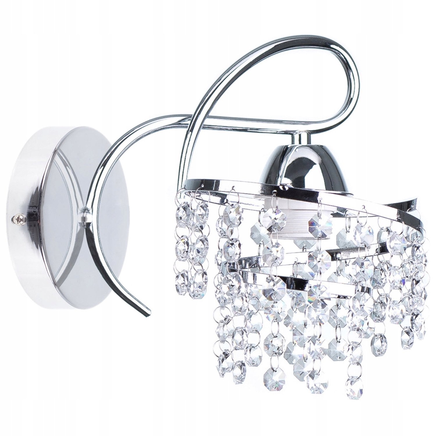 Merkloos LED Wandlamp Chroom - Stijlvol en Modern
