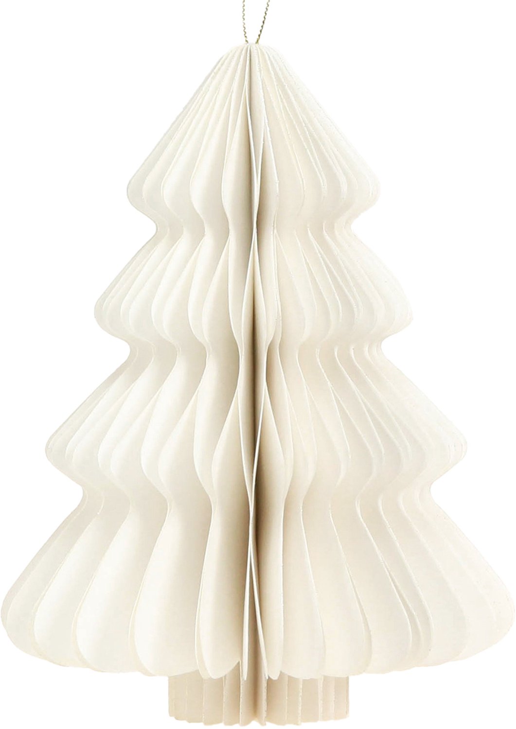 Decoris Papieren Boom 15x20 cm Wit